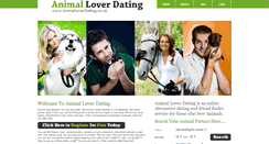 Desktop Screenshot of animalloverdating.co.uk